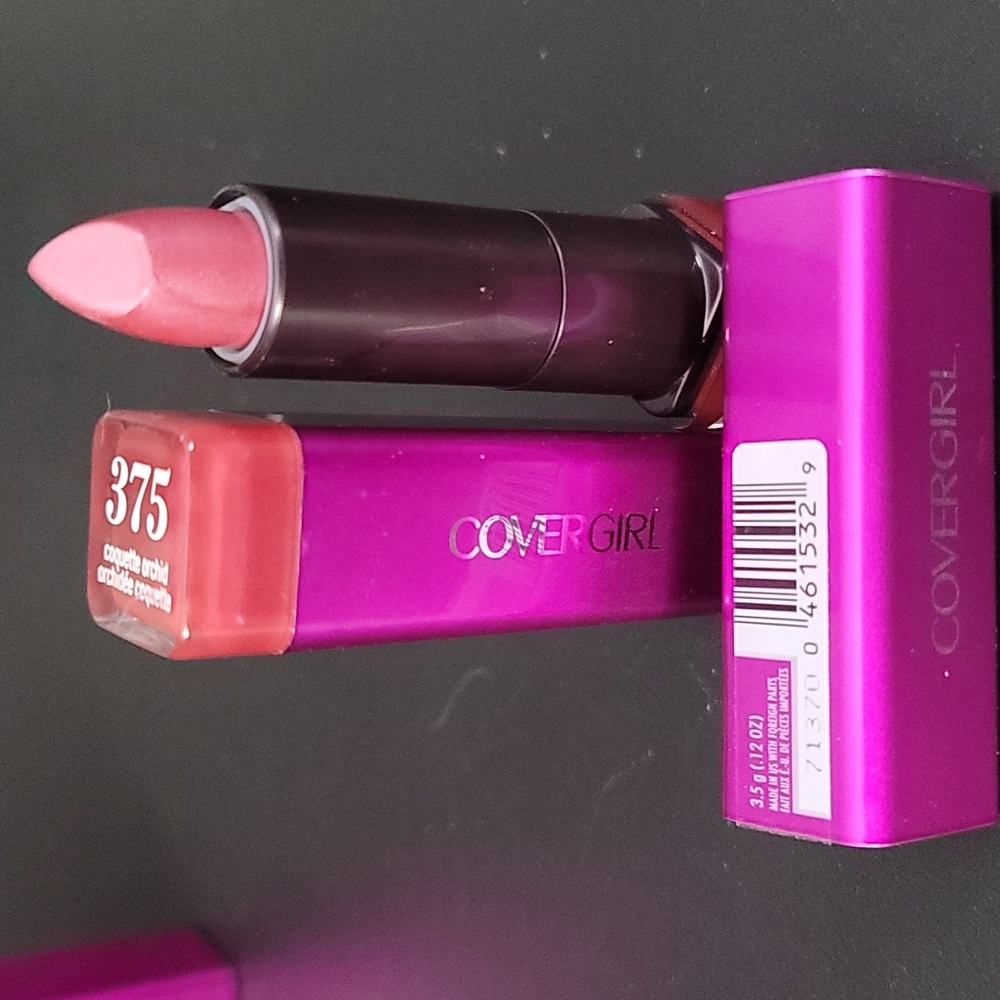 Covergirl Colorlicious lipstick in #375 Coquette Orchid